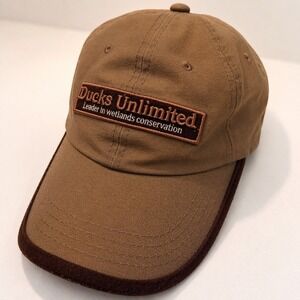 Ducks Unlimited Wetlands Conservation Adjustable Hat OSFM Outdoor Nature Cap